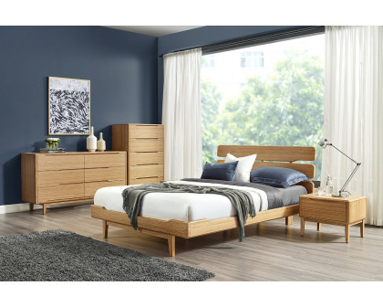 Greenington Currant Platform Bed - Caramelized, Queen Size