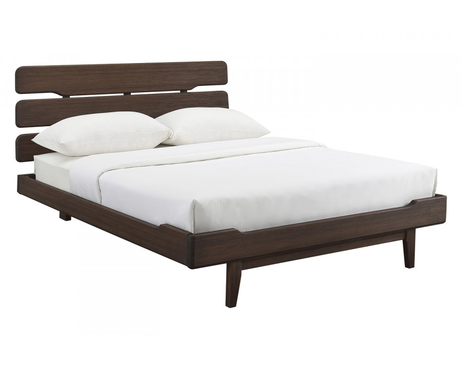 Greenington Currant Platform Bed - Oiled Walnut, Queen Size