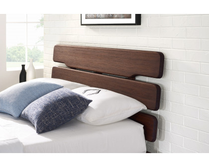 Greenington Currant Platform Bed - Oiled Walnut, Queen Size