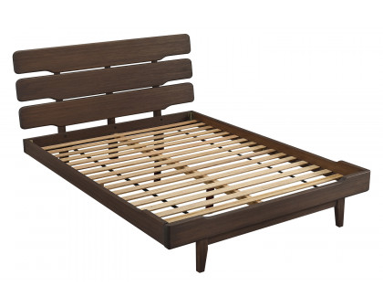 Greenington Currant Platform Bed - Oiled Walnut, Queen Size