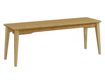 Greenington - Currant Short Bench in Caramelized, Bamboo