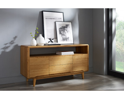 Greenington - Currant Media Unit in Caramelized, Bamboo