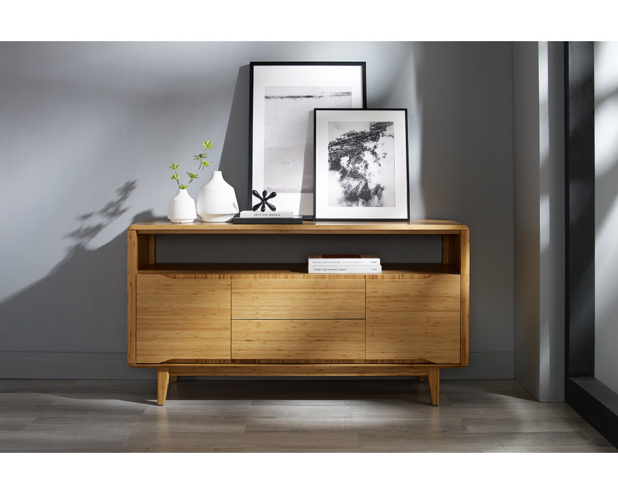 Greenington - Currant Media Unit in Caramelized, Bamboo