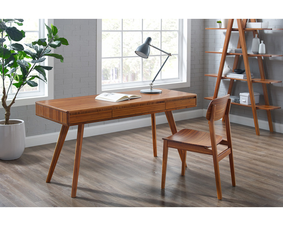 Greenington Currant Writing Desk - Amber, Bamboo