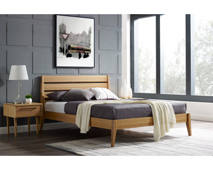 Greenington Sienna Platform Bed - Caramelized, Queen Size