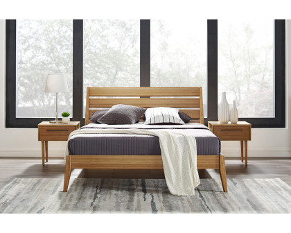 Greenington Sienna Platform Bed - Caramelized, Queen Size