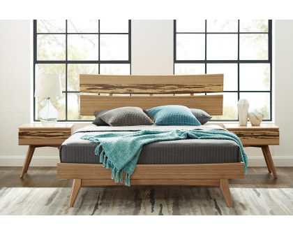 Greenington Azara Platform Bed - Caramelized, Queen Size