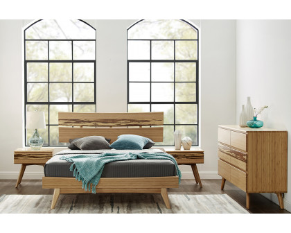 Greenington Azara Platform Bed - Caramelized, Queen Size