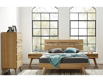 Greenington Azara Platform Bed - Caramelized, Queen Size