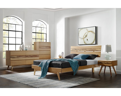 Greenington Azara Platform Bed - Caramelized, Queen Size