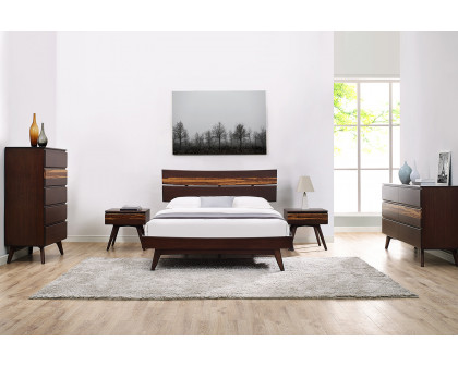 Greenington Azara Platform Bed - Sable, Queen Size