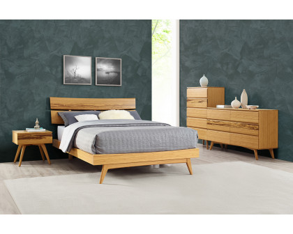 Greenington Azara Platform Bed - Caramelized, California King Size