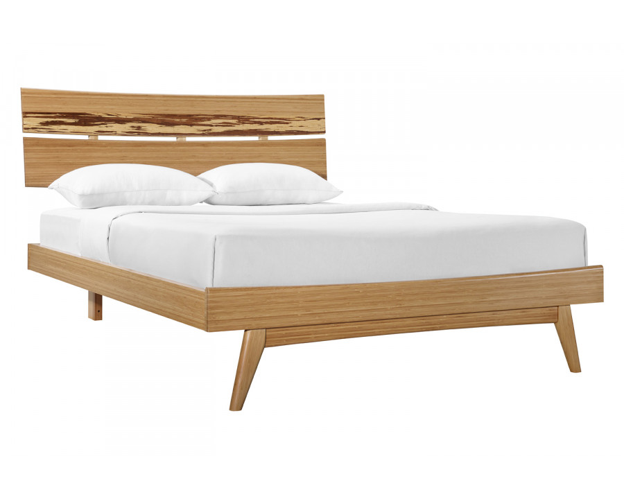 Greenington Azara Platform Bed - Caramelized, Eastern King Size