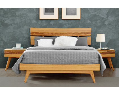 Greenington Azara Platform Bed - Caramelized, Eastern King Size