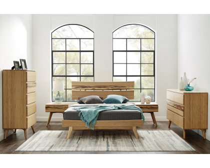 Greenington Azara Platform Bed - Caramelized, Eastern King Size