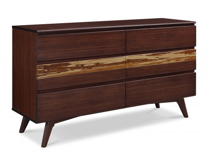 Greenington Azara Six Drawer Double Dresser - Sable, Bamboo