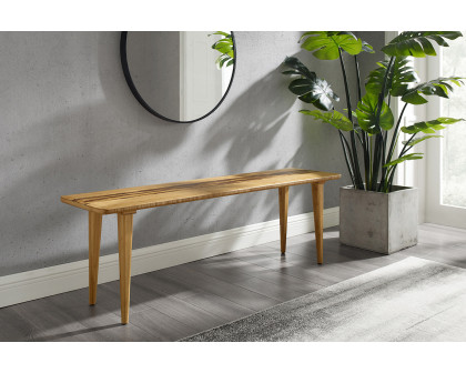 Greenington Azara Bench - Caramelized, Solid Moso Bamboo