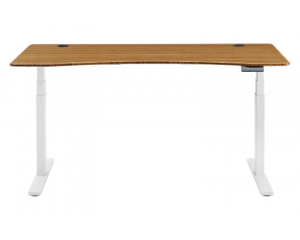 Greenington - Ascent Hi-Lo Desk in Amber, Solid Moso Bamboo