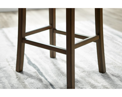 Greenington Tulip Counter Height Stool Set of 2 - Black Walnut, Bamboo