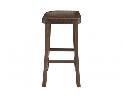 Greenington Tulip Counter Height Stool Set of 2 - Black Walnut, Bamboo