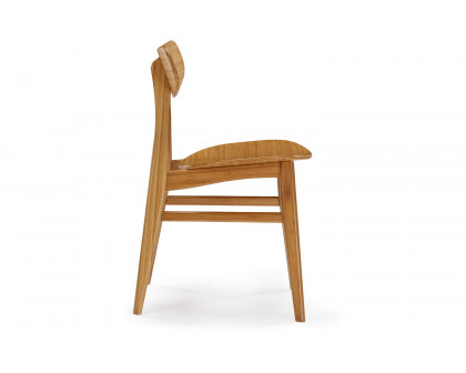 Greenington Cassia Dining Chair Set of 2 - Caramelized, Bamboo