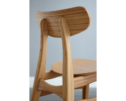 Greenington Cassia Dining Chair Set of 2 - Caramelized, Bamboo