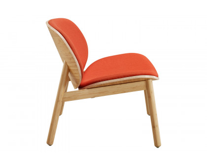 Greenington Danica Lounge Chair - Wheat/Red, Moso Bamboo