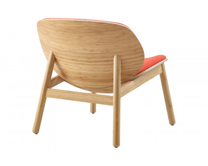 Greenington Danica Lounge Chair - Wheat/Red, Moso Bamboo