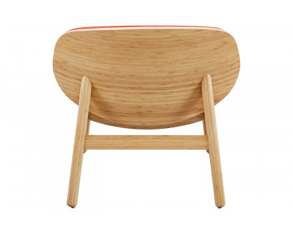 Greenington Danica Lounge Chair - Wheat/Red, Moso Bamboo