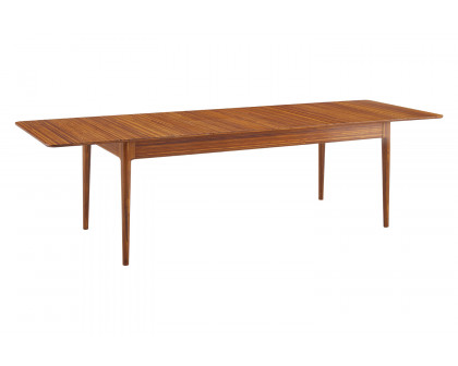 Greenington - Erikka 110" Double-Leaves Extension Dining Table in Amber, Bamboo