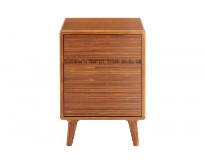 Greenington - Folio File Cabinet in Amber, Solid Moso Bamboo