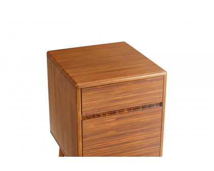 Greenington - Folio File Cabinet in Amber, Solid Moso Bamboo