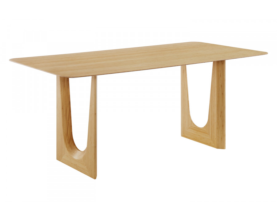 Greenington - Hanna Dining Table in Wheat, Solid Moso Bamboo