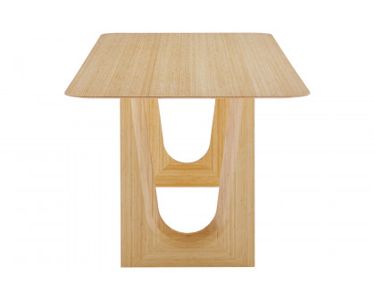 Greenington - Hanna Dining Table in Wheat, Solid Moso Bamboo