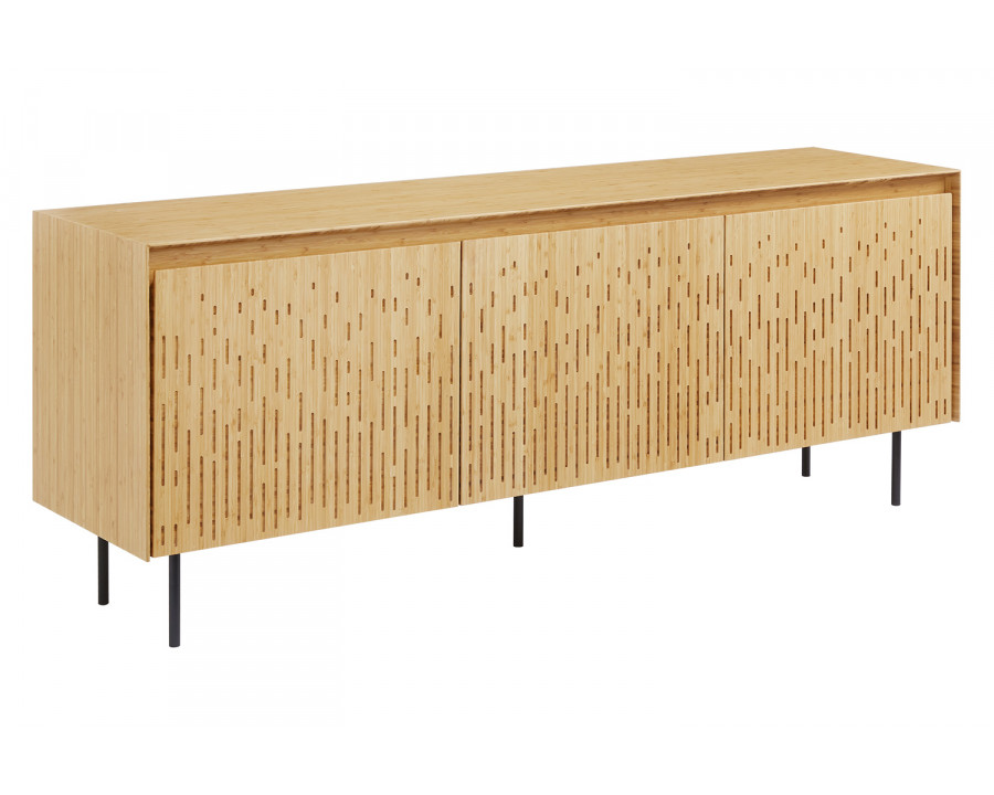 Greenington - Hanna Console Sideboard in Wheat, Solid Moso Bamboo/Metal