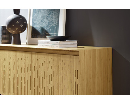 Greenington - Hanna Console Sideboard in Wheat, Solid Moso Bamboo/Metal