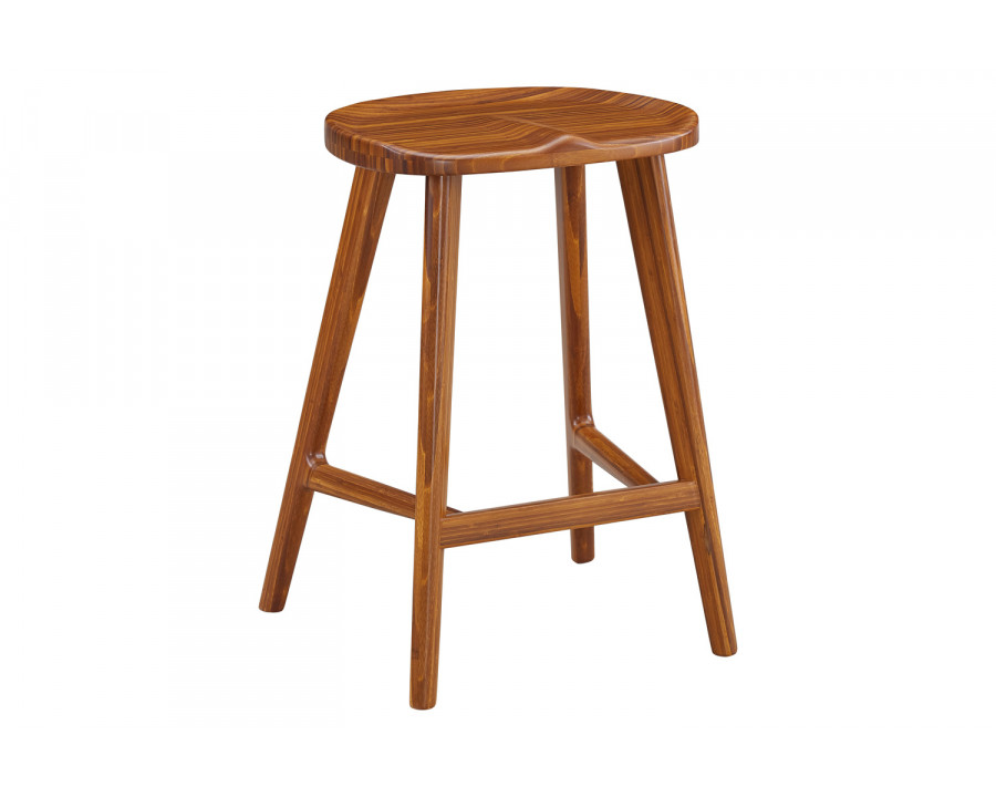 Greenington - Max Stool In Counter Height Set of 2 in Amber, Bamboo