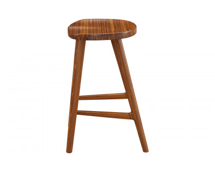 Greenington - Max Stool In Counter Height Set of 2 in Amber, Bamboo