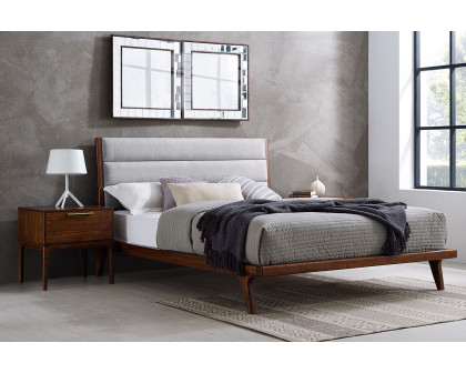 Greenington Mercury Upholstered Platform Bed - Exotic, Queen Size