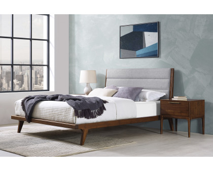 Greenington Mercury Upholstered Platform Bed - Exotic, Queen Size