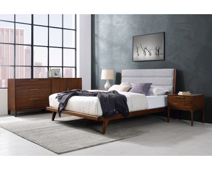 Greenington Mercury Upholstered Platform Bed - Exotic, California King Size