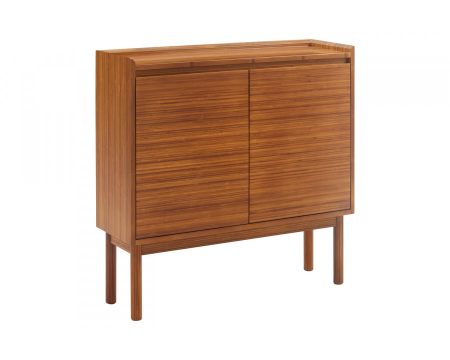 Greenington - Mira Console in Amber, Solid Moso Bamboo