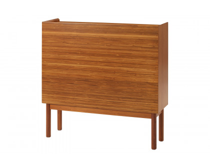 Greenington - Mira Console in Amber, Solid Moso Bamboo