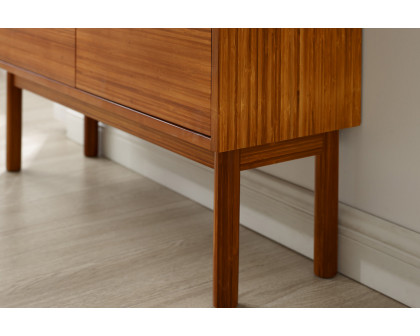 Greenington - Mira Console in Amber, Solid Moso Bamboo