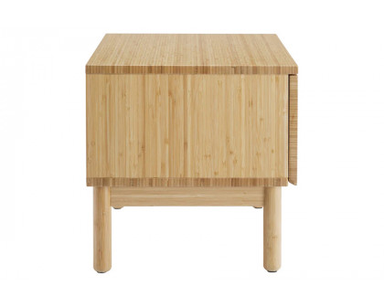 Greenington - Monterey 1 Drawer Nightstand in Wheat, Solid Moso Bamboo