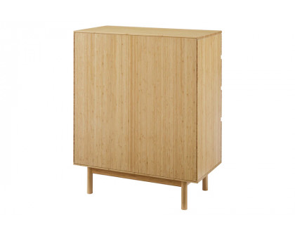 Greenington - Monterey 4 Drawer High Chest in Wheat, Solid Moso Bamboo