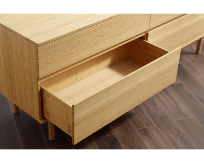 Greenington - Monterey 4 Drawer Double Dresser in Wheat, Solid Moso Bamboo