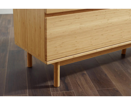 Greenington - Monterey 4 Drawer Double Dresser in Wheat, Solid Moso Bamboo