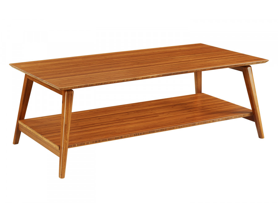 Greenington Antares Coffee Table - Amber, Solid Moso Bamboo