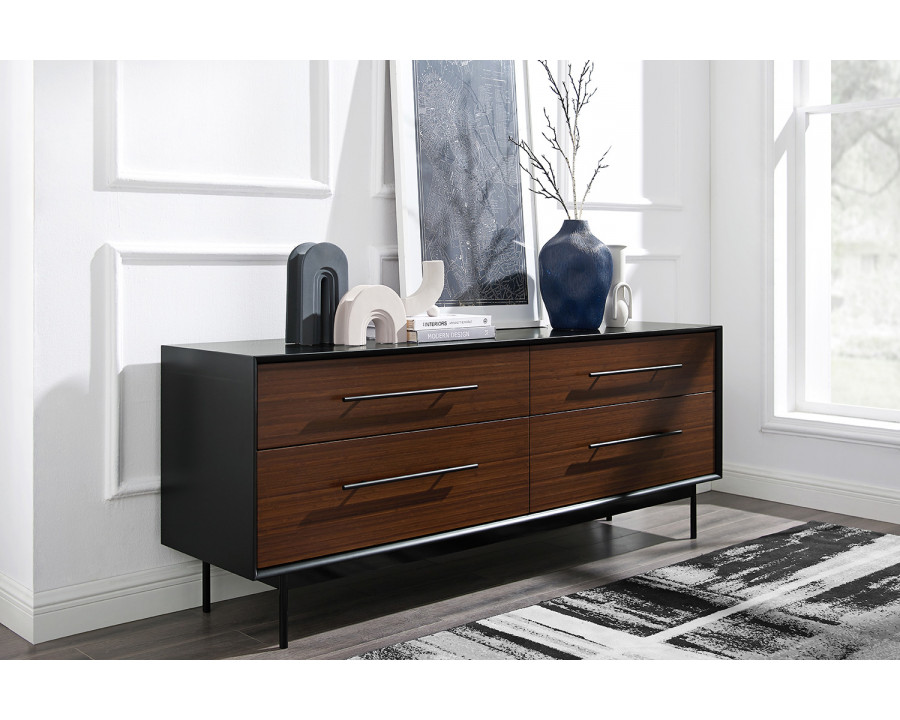 Greenington - Park Avenue 4 Drawer Double Dresser in Ruby, Solid Moso Bamboo